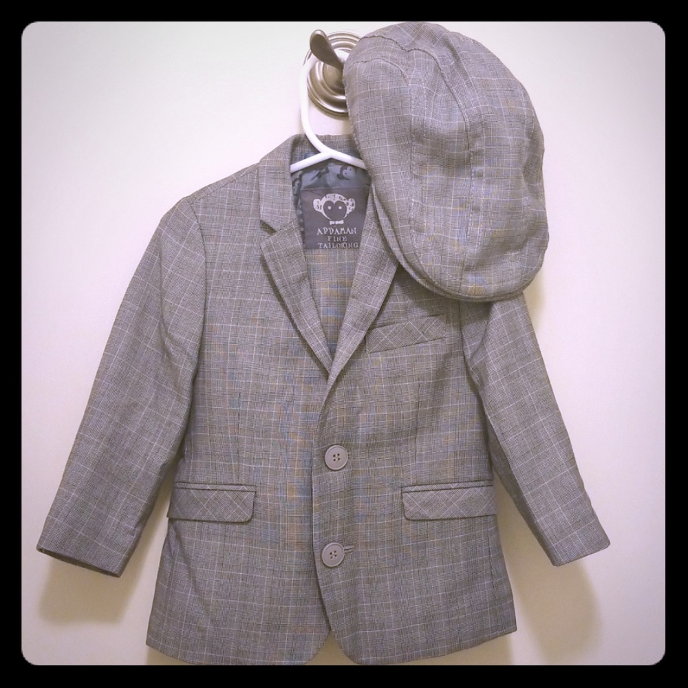 2T Appaman Mod Suit w/ hat